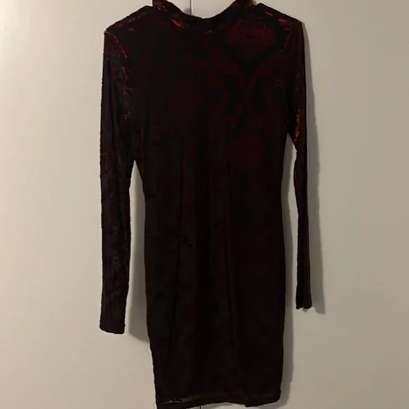 strapless open back dress Velvet Bodice/White Silver Laser Dot Sequin Circle Skirt Show Choir Dress - Reds & Oranges